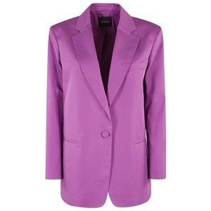 The Andamane Amethyst Satin Cotton Blazer - NWT
